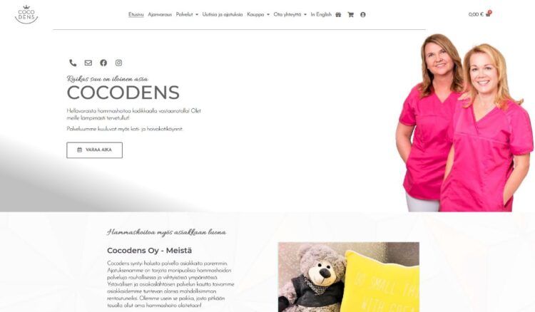 Cocodens Oy siirtyi myymään palveluitaan nettiin WooCommerce-kauppansa avulla