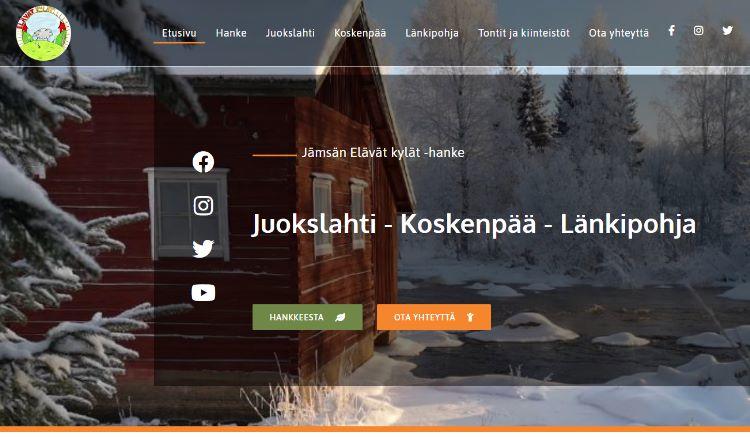 Elävät kylät leaderhanke Jämsässä tarjoaa elinvoimaa Juokslahden, Koskenpään ja Länkipohjan kylille.