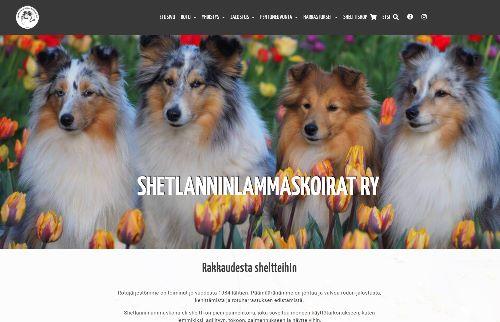 Shetlanninlammaskoirat ry uudisti verkkosivunsa WordPress-alustaan