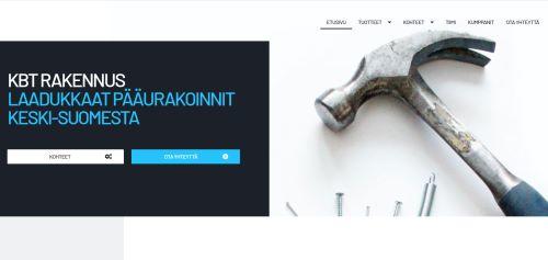 KBT-Rakennus WordPress-kotisivut