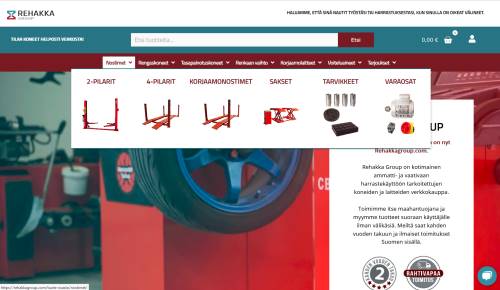 WooCommerce-verkkokauppa Rehakka Group