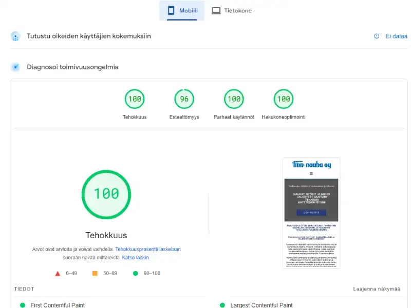 Taatusti nopeat uudet kotisivut Artiolta